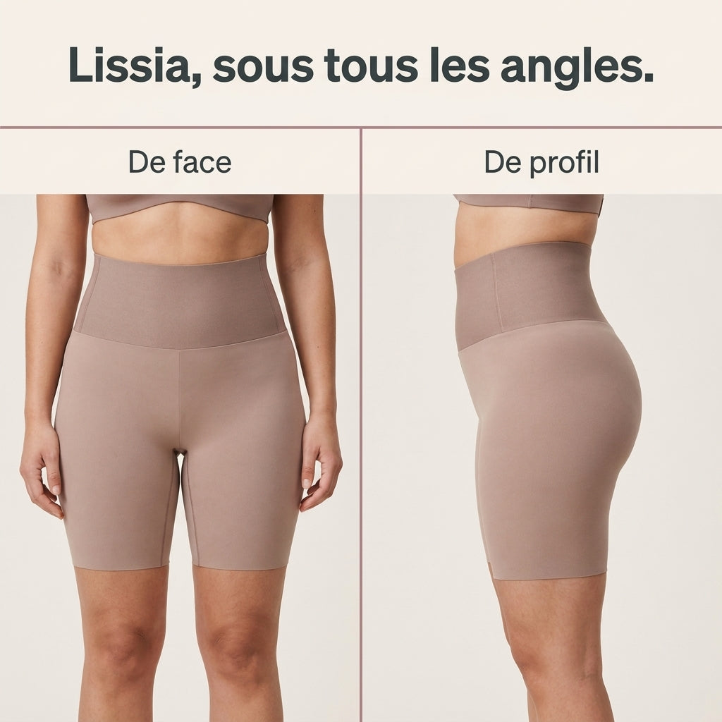 Lissia™ Short Sculptant Invisible — Le tombé parfait sous vos vêtements.