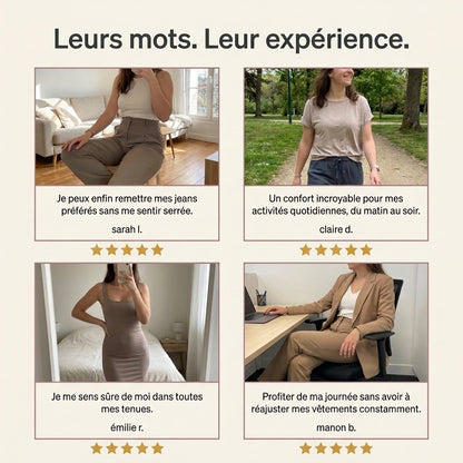 Lissia™ Short Sculptant Invisible — Le tombé parfait sous vos vêtements.
